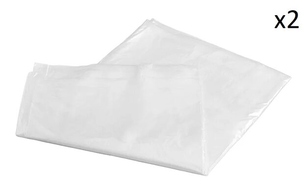 Telo da terra senza plastificanti 3,00x4,00 m LDPE 0,02 mm x2 pezzi