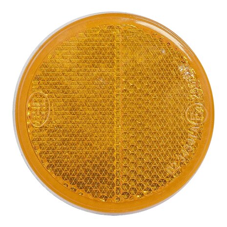 Riflettore arancione 60mm autoadesivo x5 pezzi