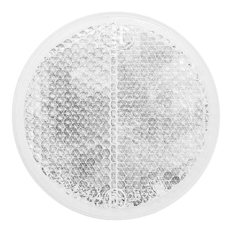 Riflettore bianco 60 mm autoadesivo x5 pezzi