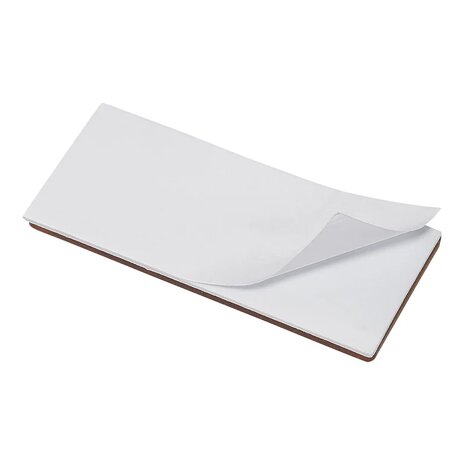 Riflettore arancione 82x36 mm autoadesivo – Confezione da 5 pezzi
