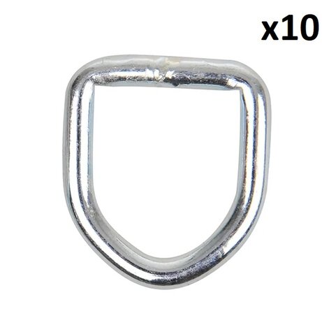 Anello a D 6mm x10 pezzi