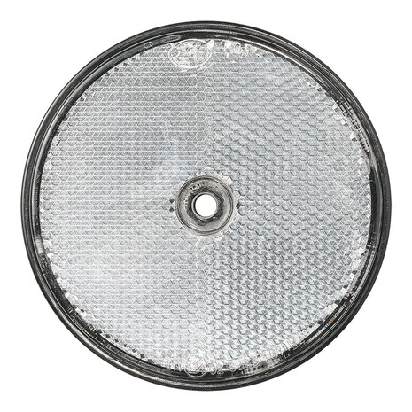 Riflettore bianco 80 mm con fissaggio a vite x10 pezzi