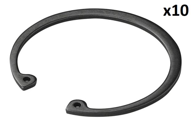Anello Seeger diametro 72 mm x10 pezzi