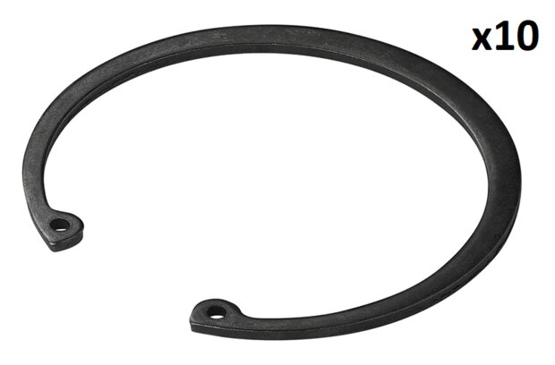 Anello Seeger diametro 80 mm x10 pezzi