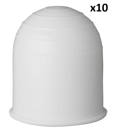 Cappuccio gancio traino bianco x10 pezzi