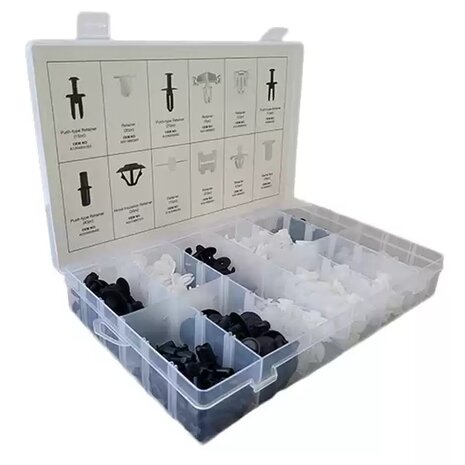 Assortimento clip rivestimento Mercedes-Benz – 270 pezzi