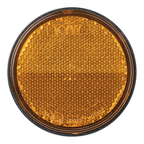 Catarifrangente arancione 60 mm con bullone 5 x10 pezzi