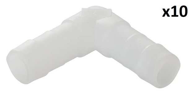 Raccordo portagomma angolato 12 mm x10 pezzi