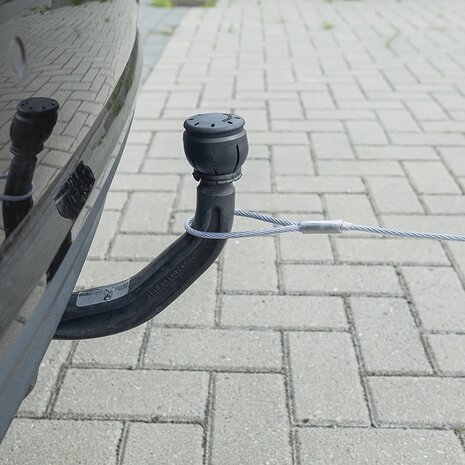 Cavo di sicurezza 40 cm con occhielli x5 pezzi