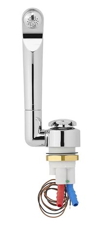 Miscelatore in ceramica Samba diametro 39 mm cromo x5 pezzi