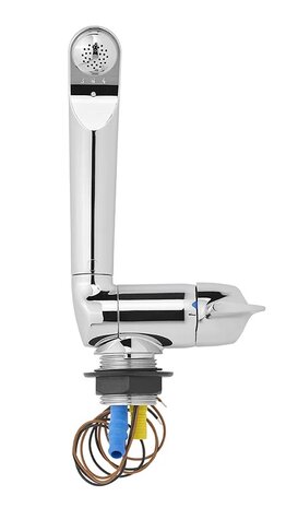 Rubinetto acqua fredda Keramik Style 12V diametro 33 mm cromo x5 pezzi