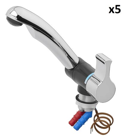 Miscelatore Mono-Mix Style 2005 12V diametro 27 mm cromo/nero x5 pezzi