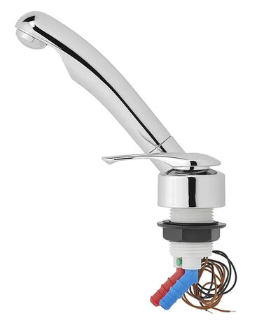 Miscelatore ceramico Samba diametro 33 mm cromato x5 pezzi
