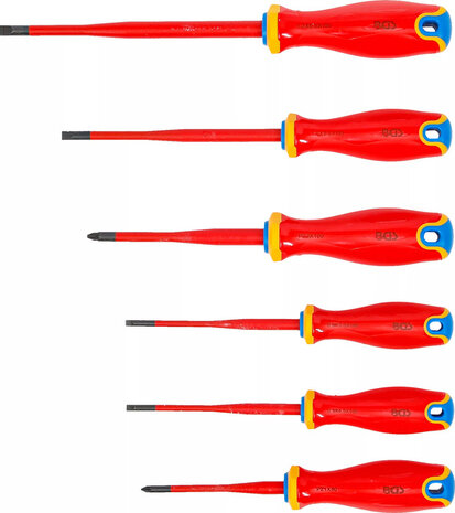 Serie di cacciaviti VDE punta extra sottile 6 pz