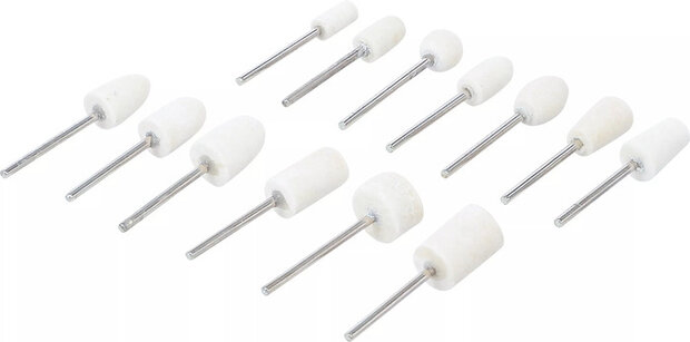 Assortimento punte per lucidare 13 pz