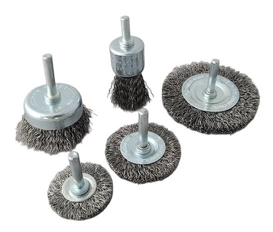 Set di dischi abrasivi e spazzole / 10 pezzi