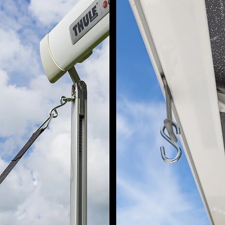 Set di cinghie antivento Heavy Duty per tendalini Thule Omnistor
