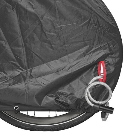 Copertura protettiva nera per 1 bicicletta
