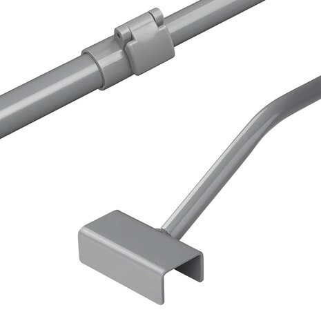 Arco in metallo estensibile 100-155 cm per telo coprimoto o rimorchio