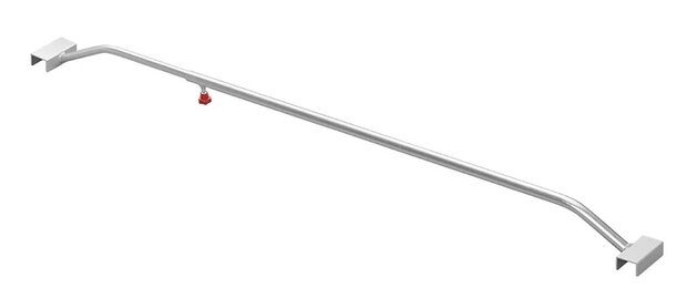 Arco in alluminio estensibile 108–146 cm per telo copririmorchio