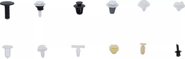 Assortimento clip di fissaggio per Peugeot Citroen 345 pz