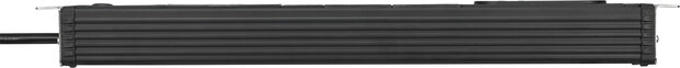 Multipresa 2 prese nera 3 m H05VV-F 3G1,5 formato 19