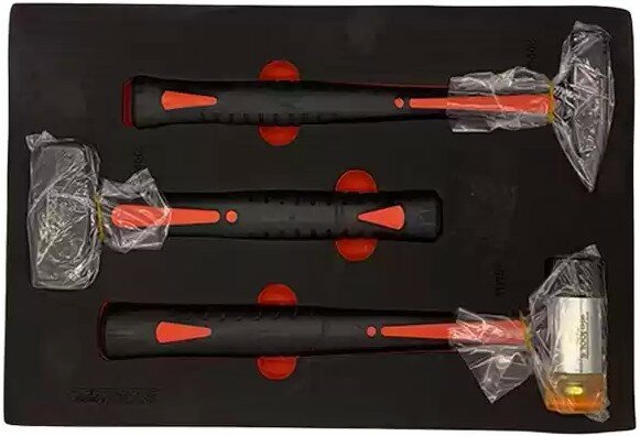 Carrello portautensili da 344 pezzi con piano in legno