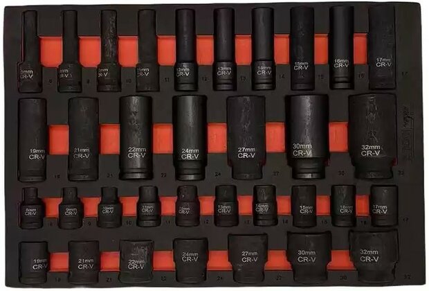 Carrello portautensili da 344 pezzi con piano in legno