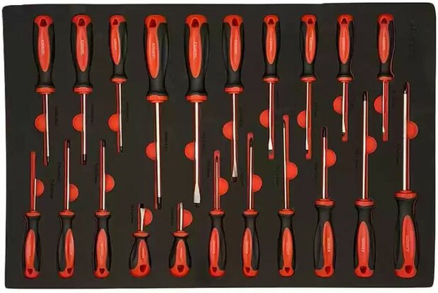 Carrello portautensili da 344 pezzi con piano in legno