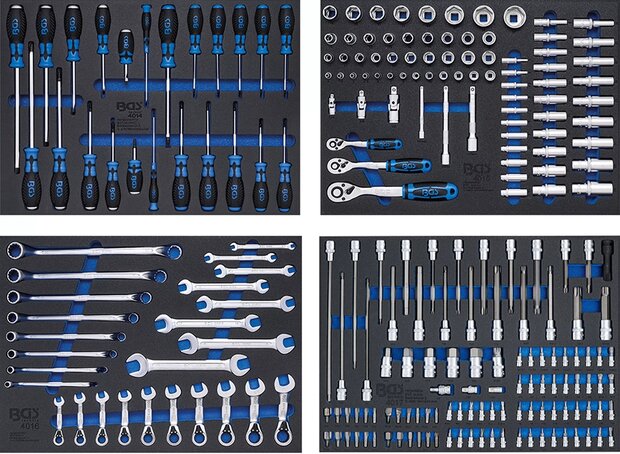 Carrello portautensili 8 cassetti con 299 utensili