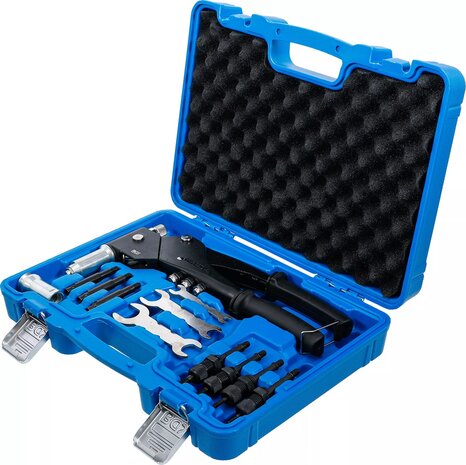 Serie di rivettatrici per rivetti standard, dadi e gambi per rivetti