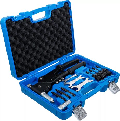 Serie di rivettatrici per rivetti standard, dadi e gambi per rivetti