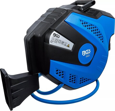 Tubo dell'aria compressa con avvolgitubo automatico 12 m + 2 m