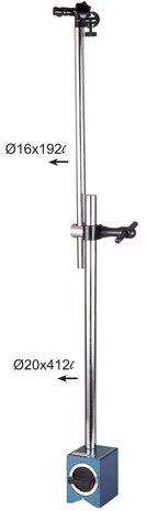 Supporto magnetico con supporto 75 x 60 x 80