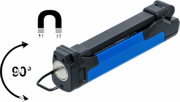 Lampada pieghevole a batteria COB-LED 4 W