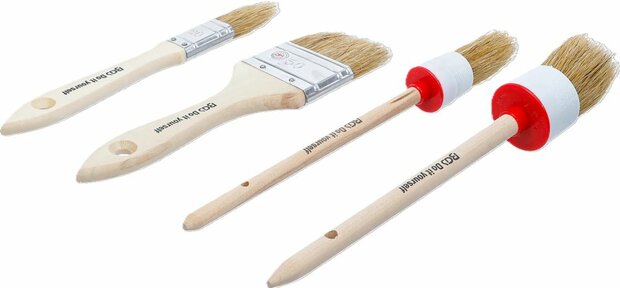 Set di spazzole piatti / anulari 4 pz