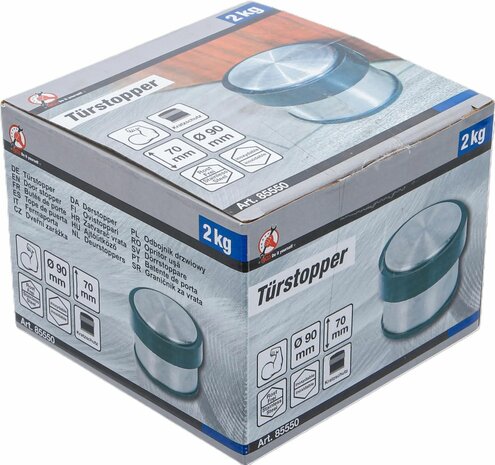 Fermaporta acciaio inox 90 x 70 mm 2 kg