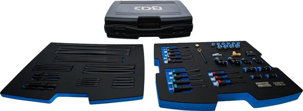 Set di adattatori e tubi per misuratore digitale di pressione e compressione BGS 63410