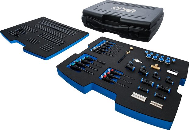 Set di adattatori e tubi per misuratore digitale di pressione e compressione BGS 63410