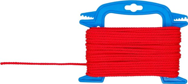 Corda in plastica / Corda multiuso 4 mm x 20 m rosso