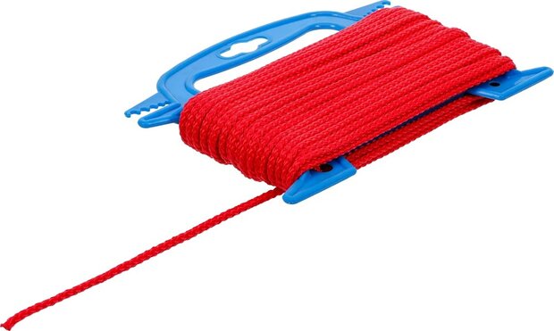 Corda in plastica / Corda multiuso 4 mm x 20 m rosso