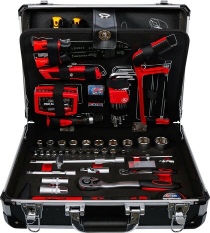 Set di utensili in valigetta di allumino 154 pz
