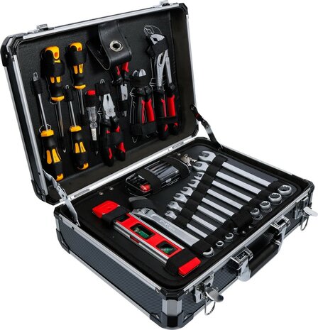 Set di utensili in valigetta di allumino 154 pz