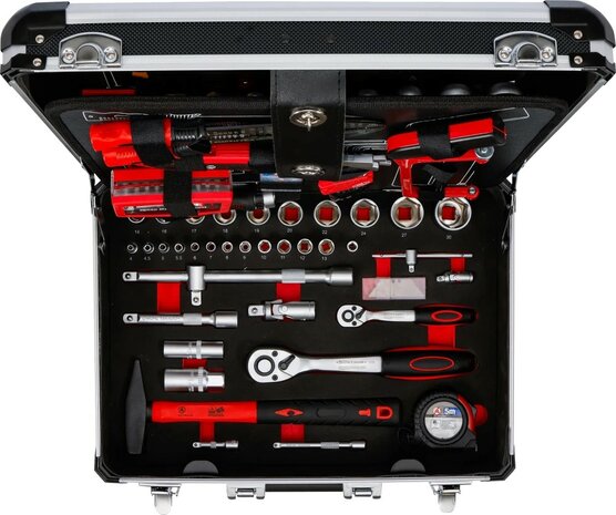 Set di utensili in valigetta di allumino 154 pz