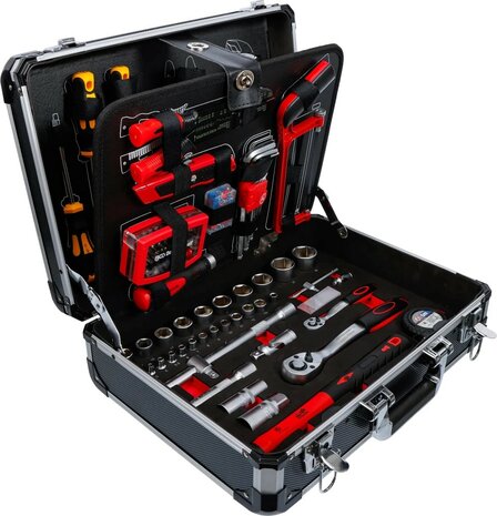 Set di utensili in valigetta di allumino 154 pz