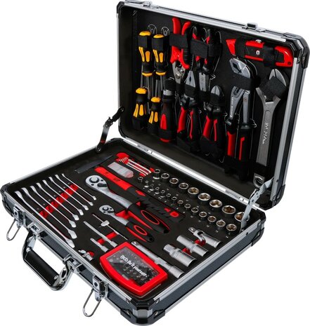 Set di utensili in valigetta di allumino 94 pz