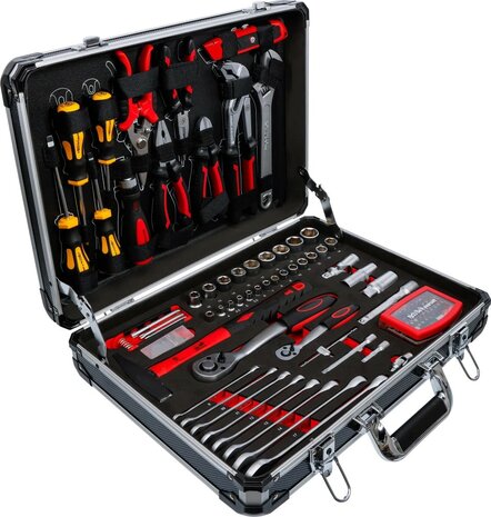 Set di utensili in valigetta di allumino 94 pz