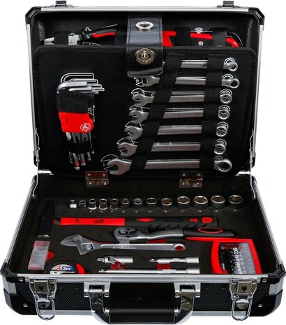 Set di utensili in valigetta di allumino 82 pz