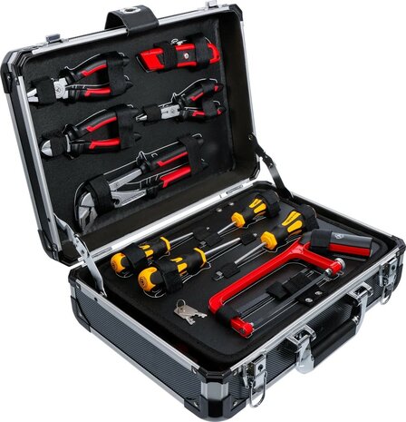 Set di utensili in valigetta di allumino 82 pz