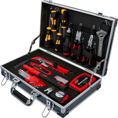 Set di utensili in valigetta di allumino 53 pz